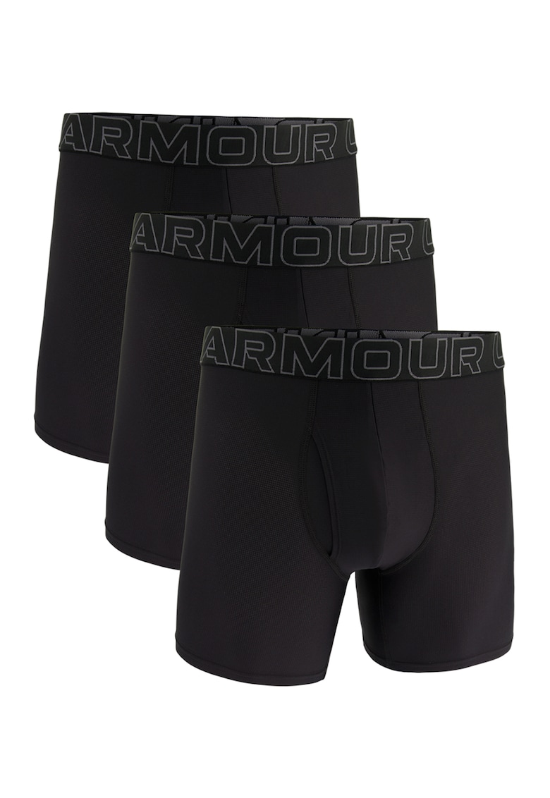 Set de boxeri cu logo - pentru fitness Performance - 3 Perechi Set de boxeri cu logo - pentru fitness Performance - 3 Perechi