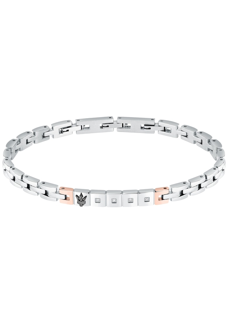 Bratara inox - argintiu - rose gold