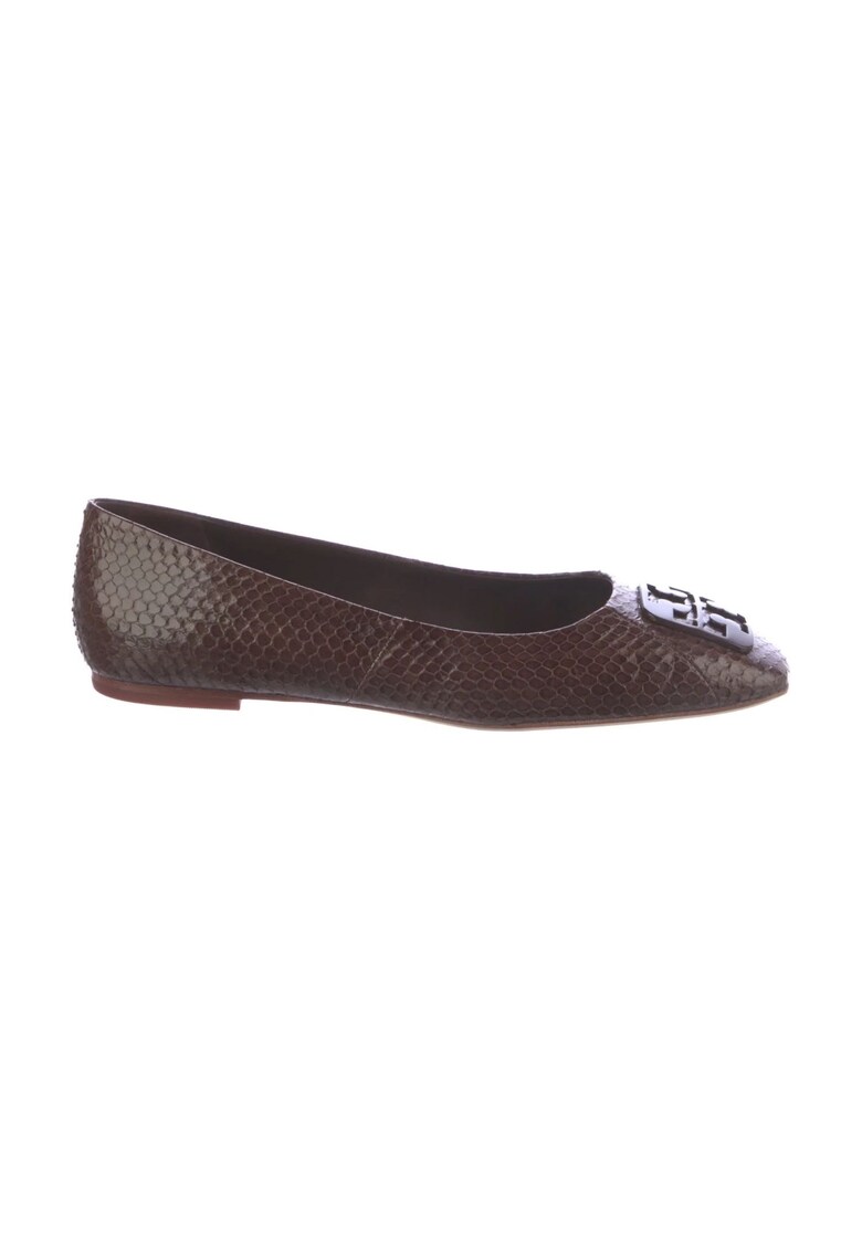 Balerini dama Tory Burch Georgia - piele naturala - maro