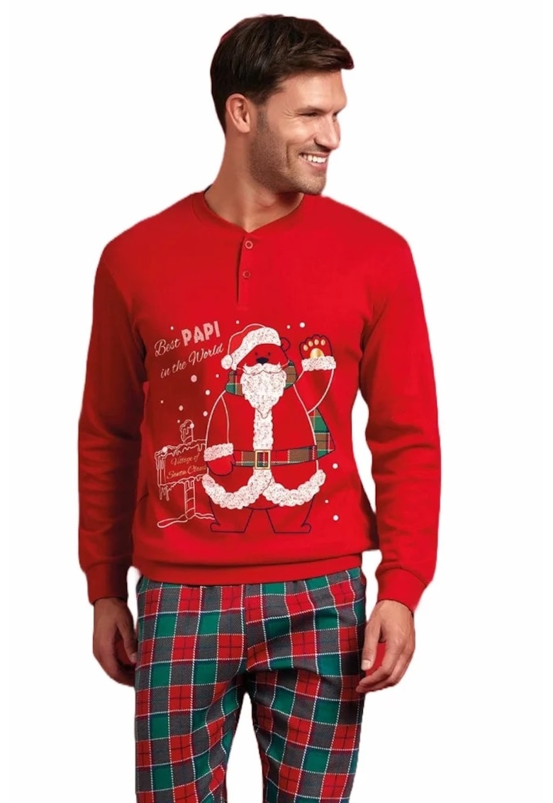Pijamale barbati cu tematica de Craciun GP2083 Pijamale barbati cu tematica de Craciun GP2083