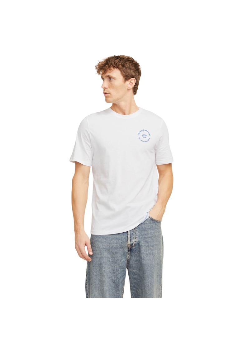 Tricou JACK &JONES Simon 39211 - Alb