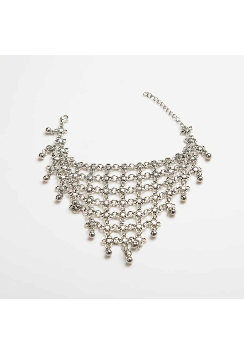 Bratara De Picior Argintie