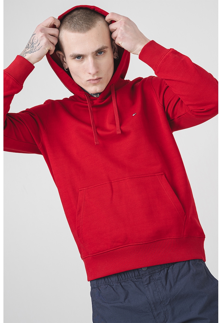 Hanorac din bumbac Essential - Rosu