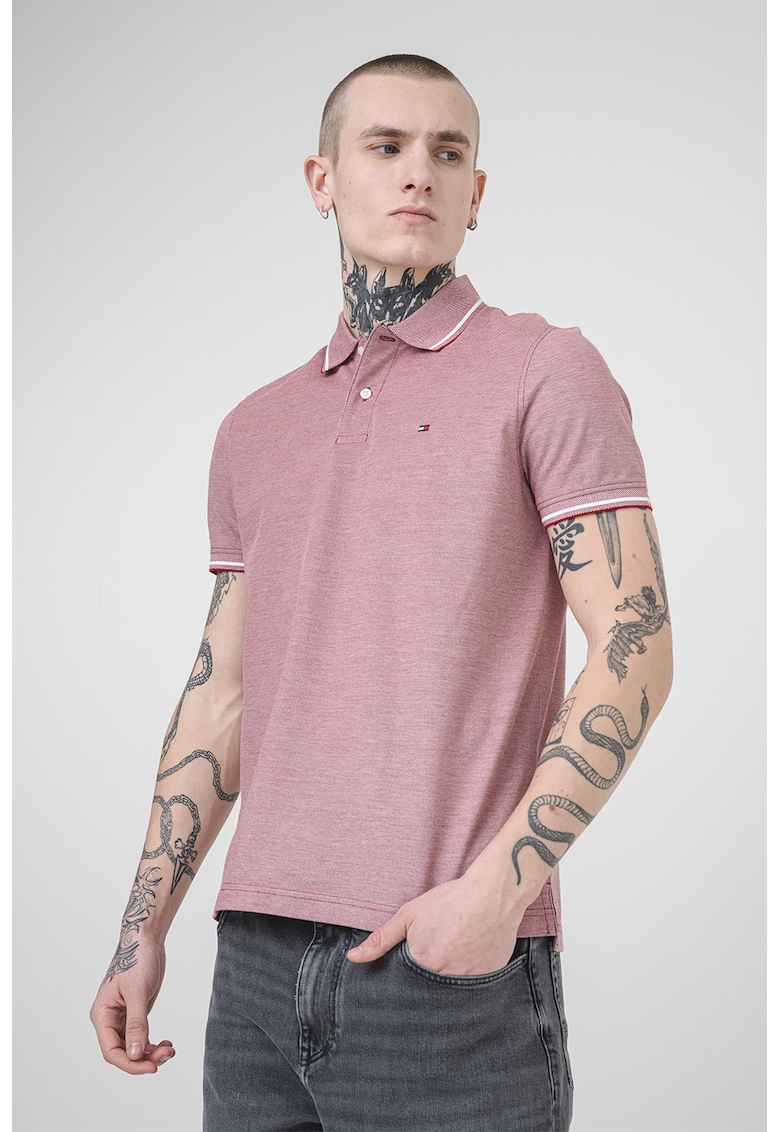 Tricou polo de bumbac - Rosu