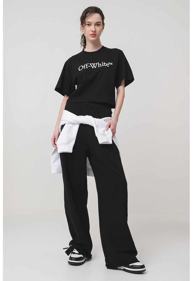 Tricou din bumbac cu imprimeu logo