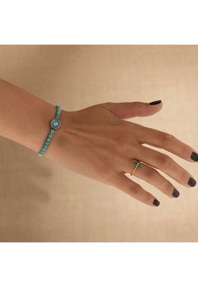 Bratara Handmade Din Pietre Semipretioase Turcoaz