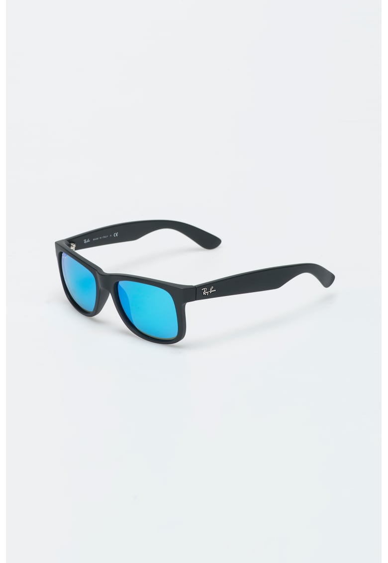 Ray-Ban Ochelari de soare justin wayfarer negri cu lentile oglinda - Unisex
