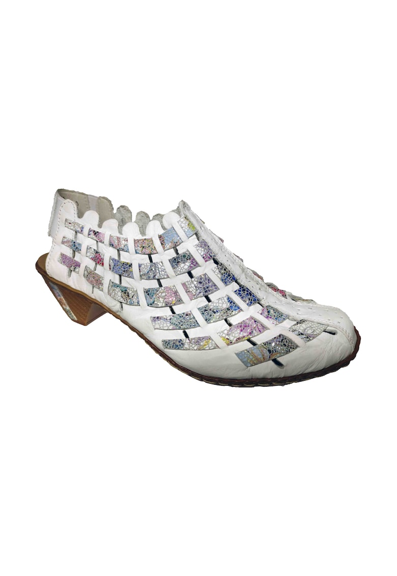 PANTOFI CASUAL DECUPATI DAMA 46778-80 - Alb