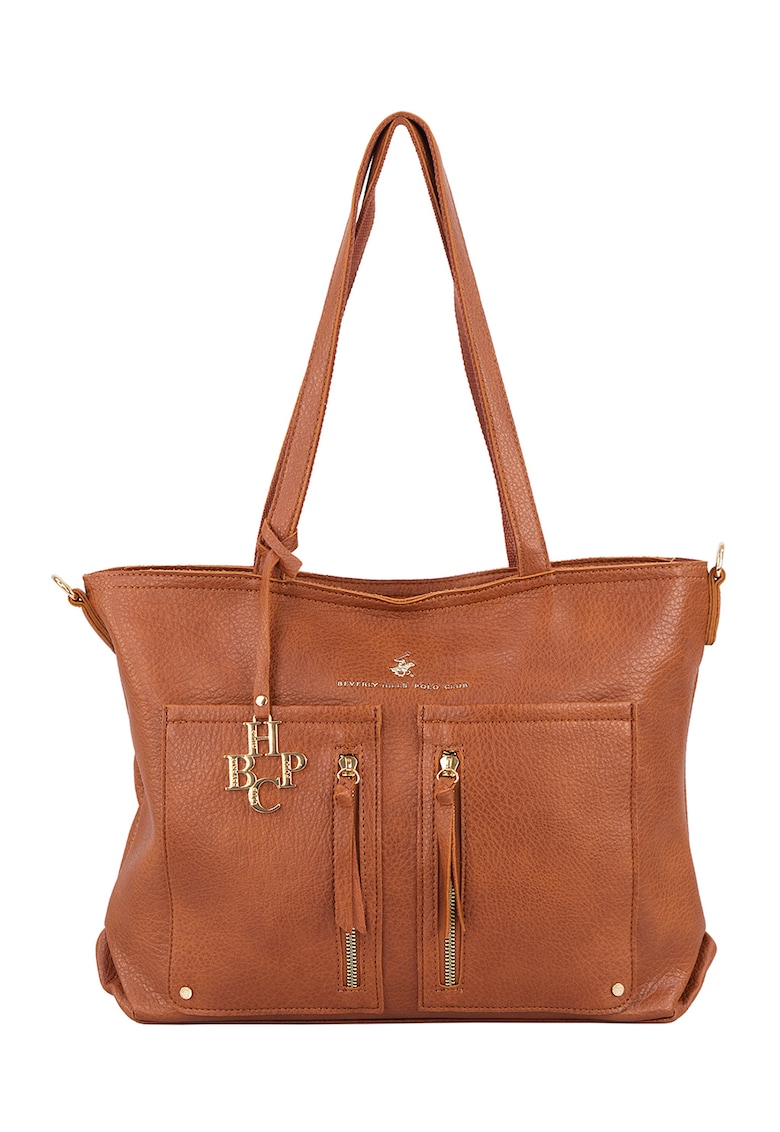 Geanta tote din piele ecologica cu logo