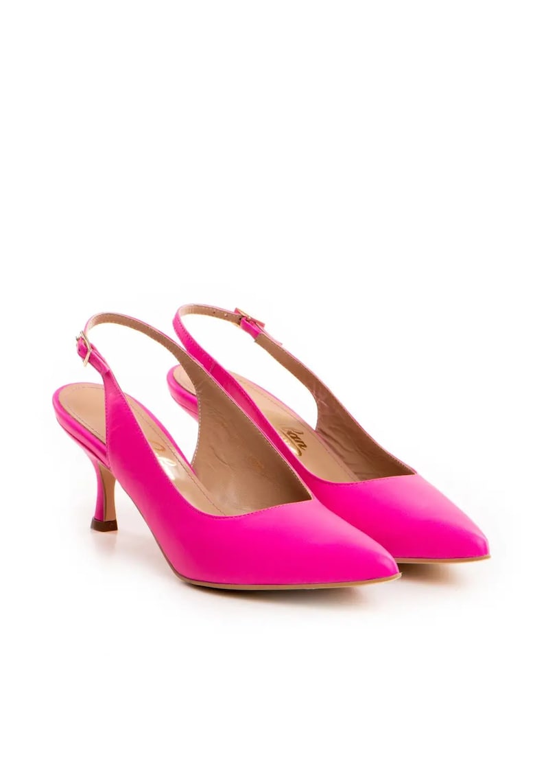 Pantofi dama model 1489 nappa fuxia