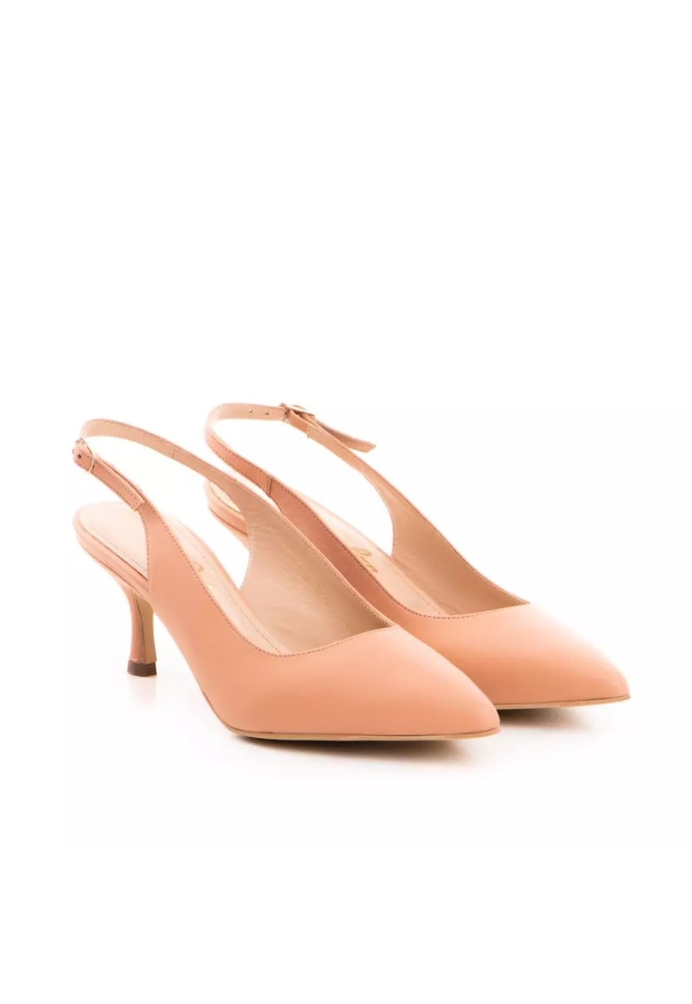 Pantofi dama model 1489 nappa caramiziu