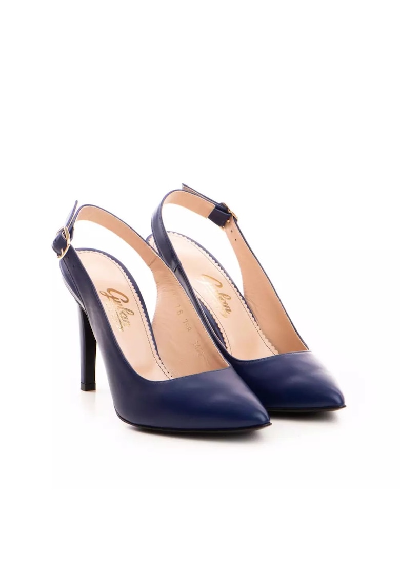 Pantofi dama  model 1422 nappa albastru