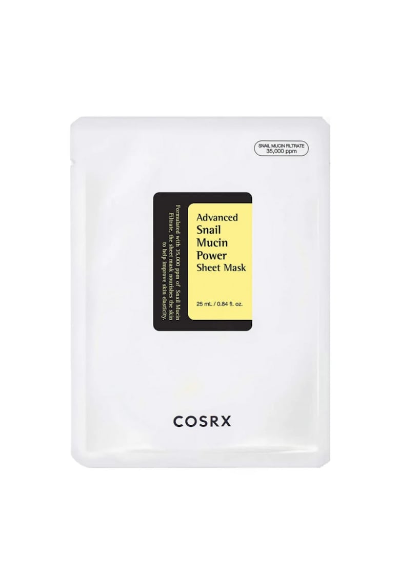 Masca de fata cu mucina de melc - Advanced Snail Mucin Power Sheet Mask - 25g