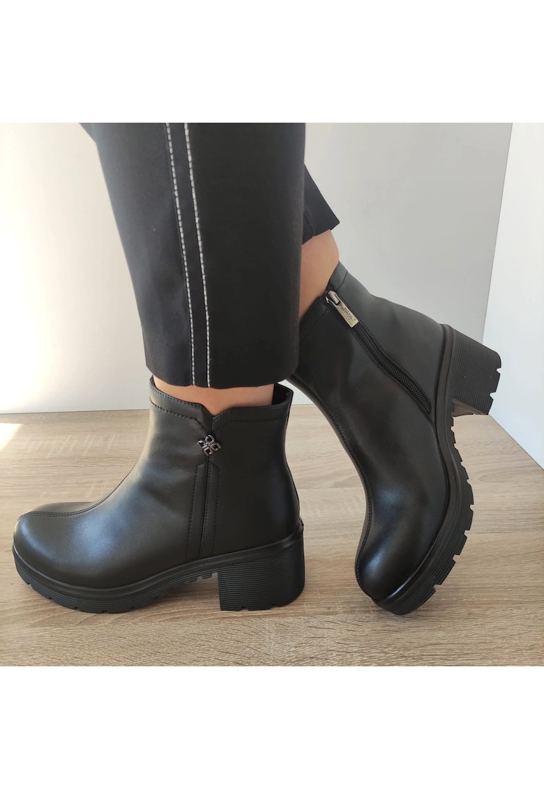 Ghete Casual Dama M5M530012 01-N Negre - 39 - Negru