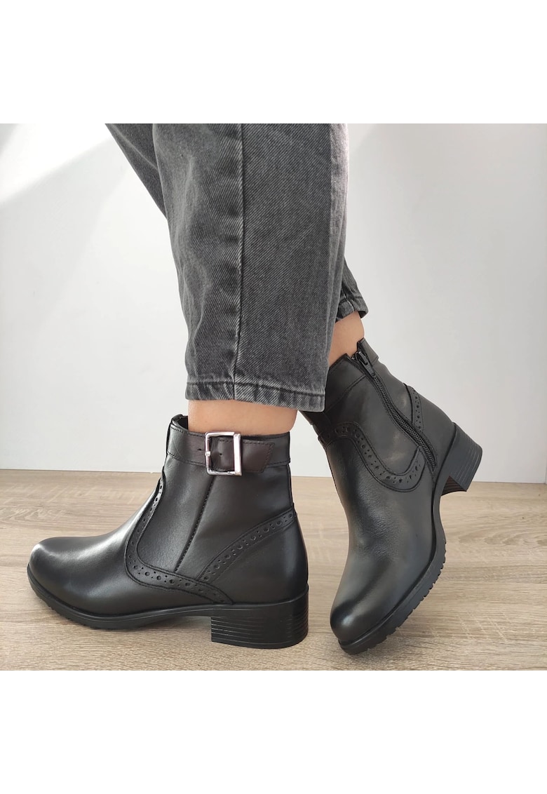 Ghete Casual Dama 137033 - Negru - Negru
