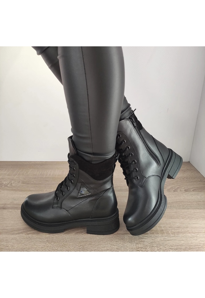 Ghete Casual Dama 157809 Negre - Negru