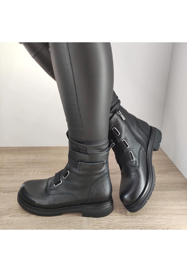 Ghete Casual Dama 008 1985 Negre - 39 - Negru