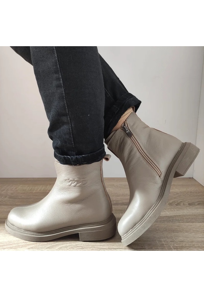 Ghete Casual Dama 40601 Bej Visone - Beige