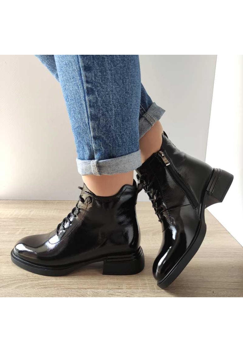 Ghete Casual Dama H5307-7855 Negre - Negru