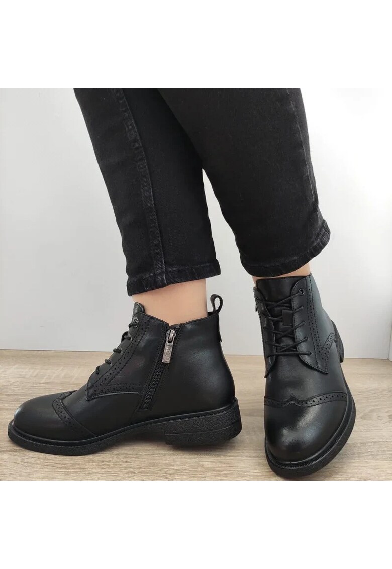 Ghete Casual Dama 550022A 01-N Negre - Negru