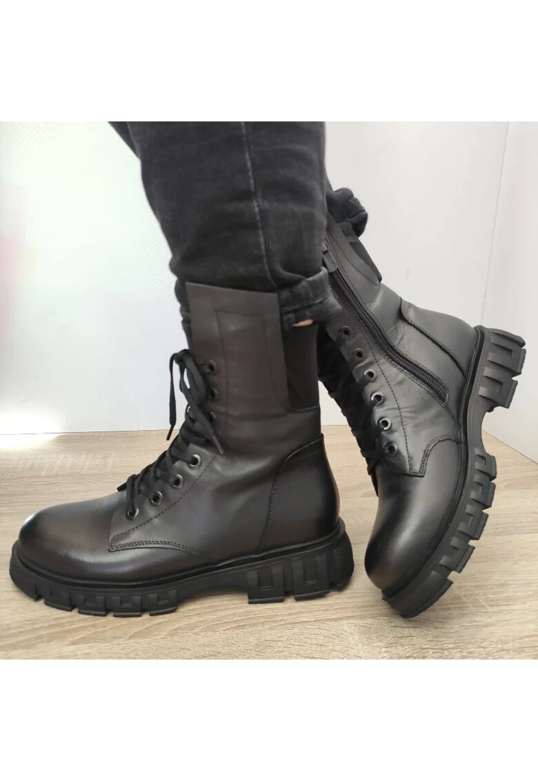 Ghete Casual Dama 21015 Negre - Negru