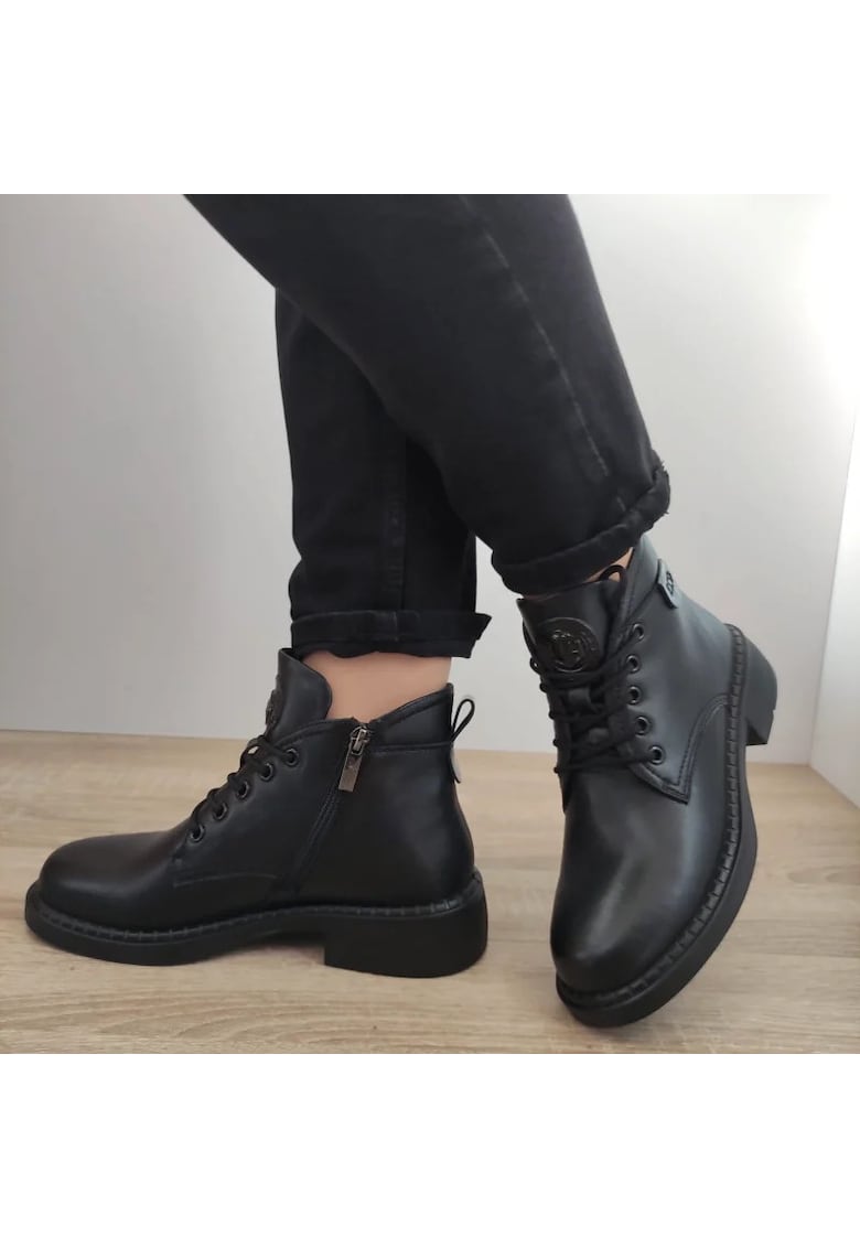 Ghete Casual Dama 550026A 01-N Negre - Negru