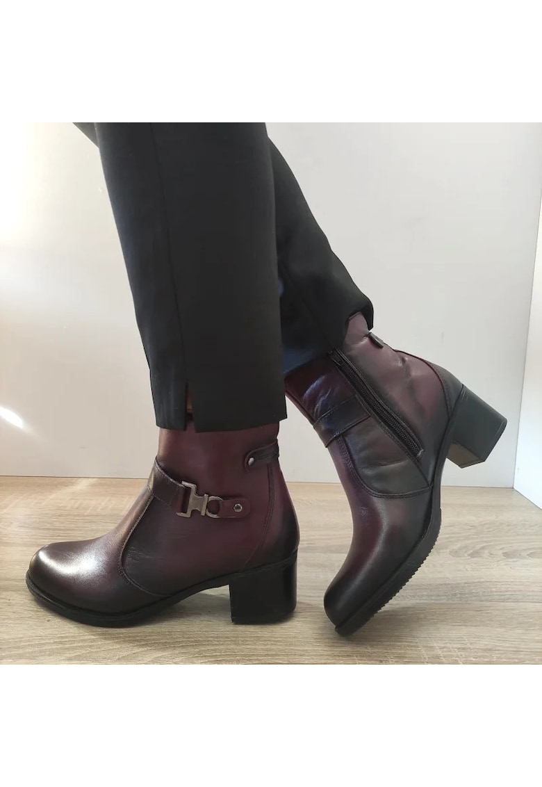 Ghete Casual Dama 141410 Bordo - Bordo - Visiniu