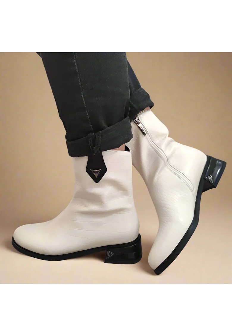 Ghete Elegante Dama K11391 Crem - Crem