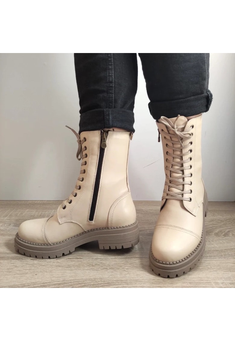 Ghete Casual Dama 319 Bej - Beige