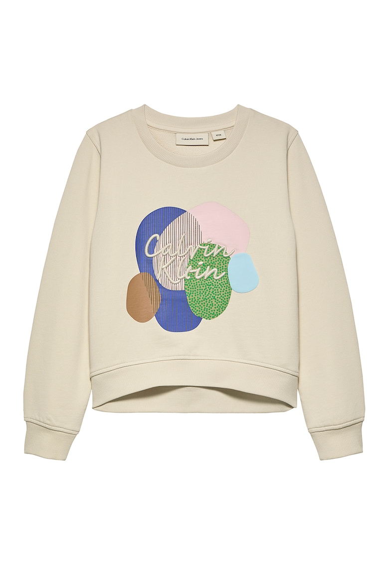 Bluza de trening de bumbac cu logo Bluza de trening de bumbac cu logo