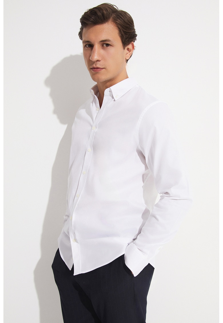 Camasa uni de bumbac