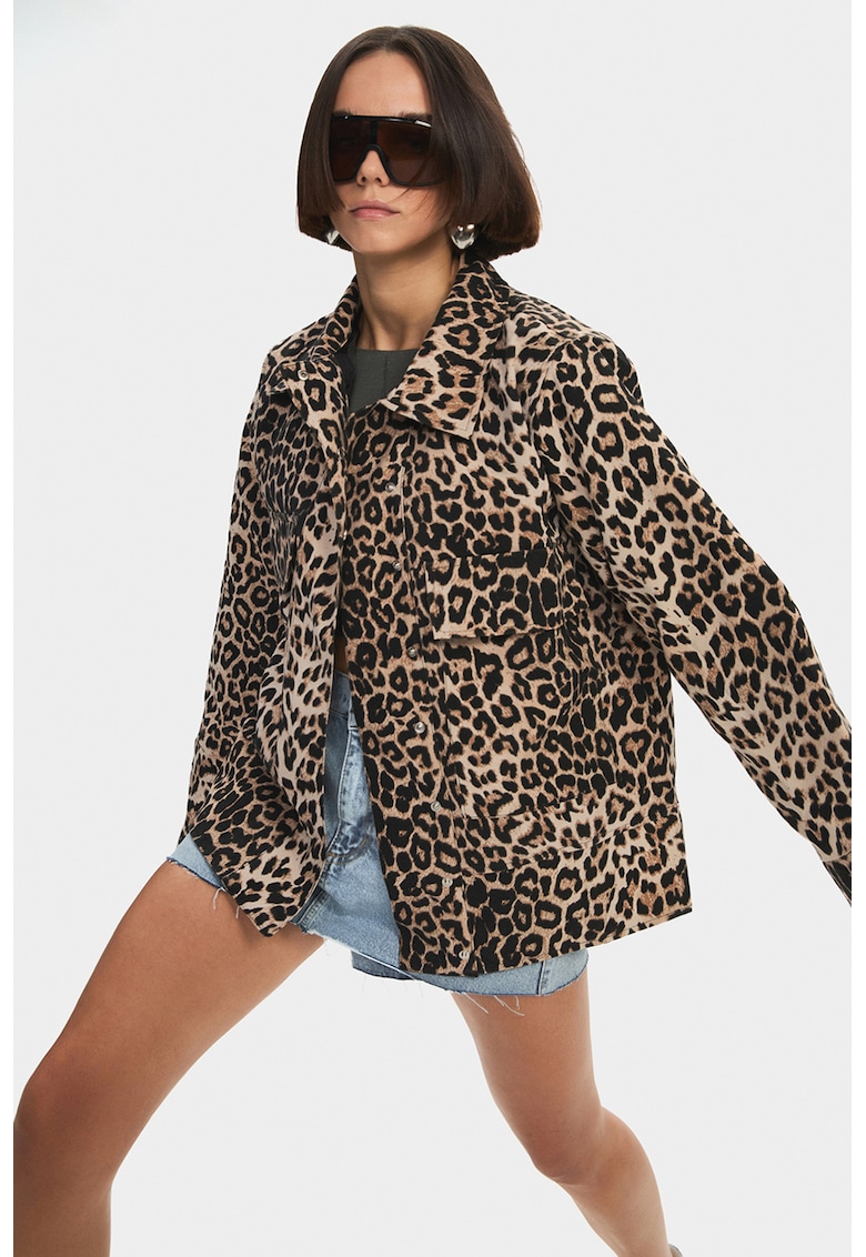 Jacheta cu animal print