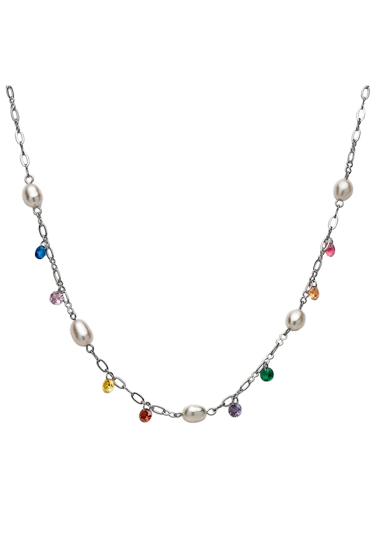Colier Cu Perle Si Cristale Rainbow