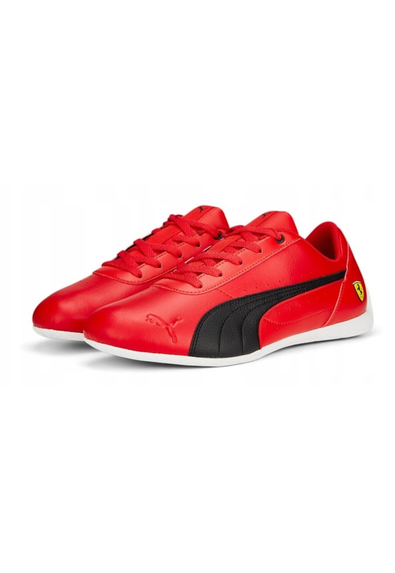 Pantofi Sport Barbati - FERRARI NEO CAT - Piele ecologica - Rosu - Rosu