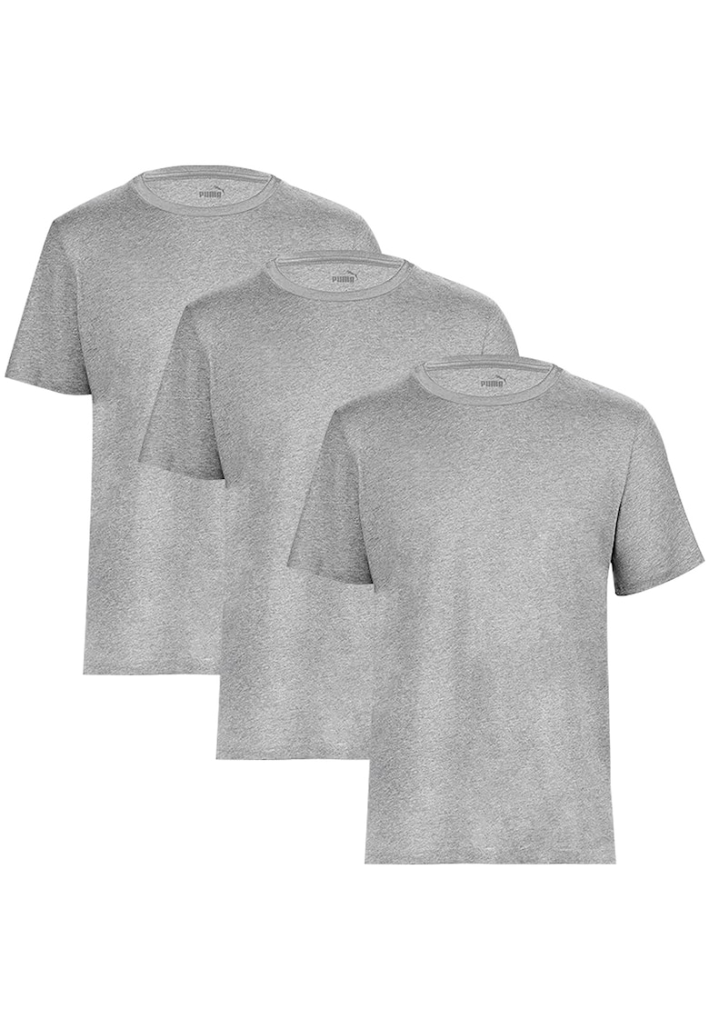 Tricou barbati  Men Base T-shirt Grey Heather 3-pack Tricou barbati  Men Base T-shirt Grey Heather 3-pack