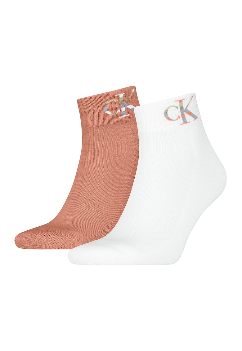 Set de sosete scurte cu logo - 2 perechi