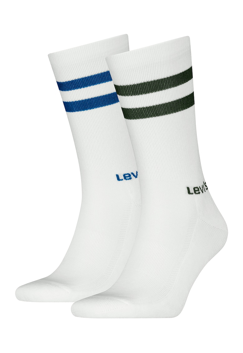 Set de sosete lungi unisex cu dungi -2 perechi