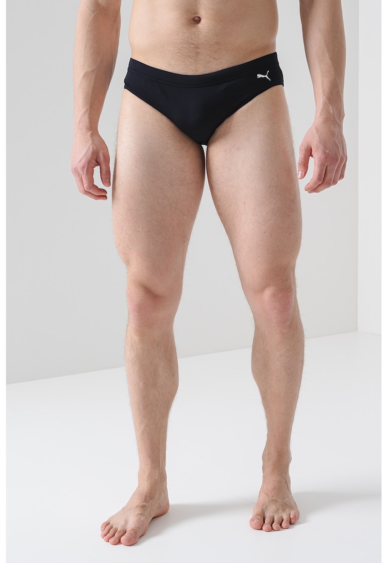 Slip cu logo - Negru