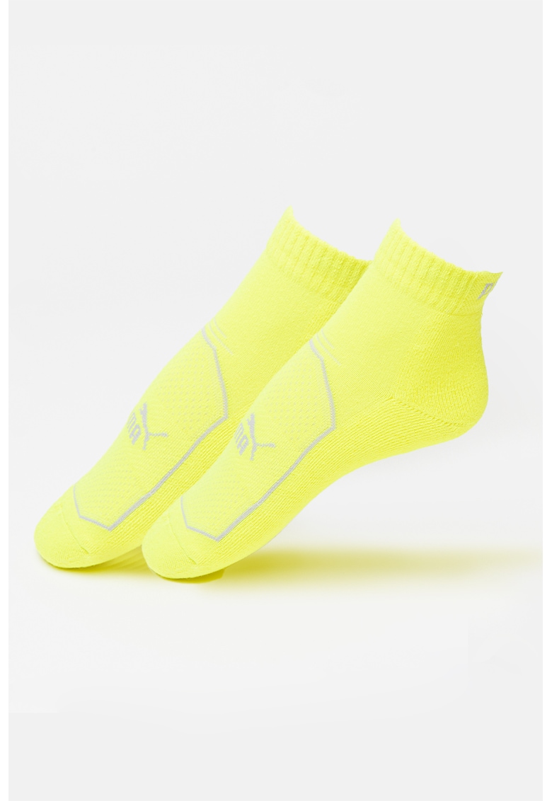 Sosete scurte cu logo - Verde lime