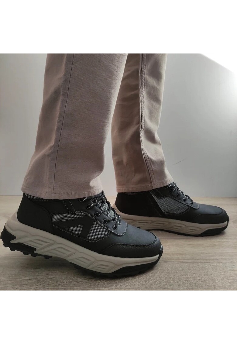 Ghete Casual Barbati E3123 Negre - Black -