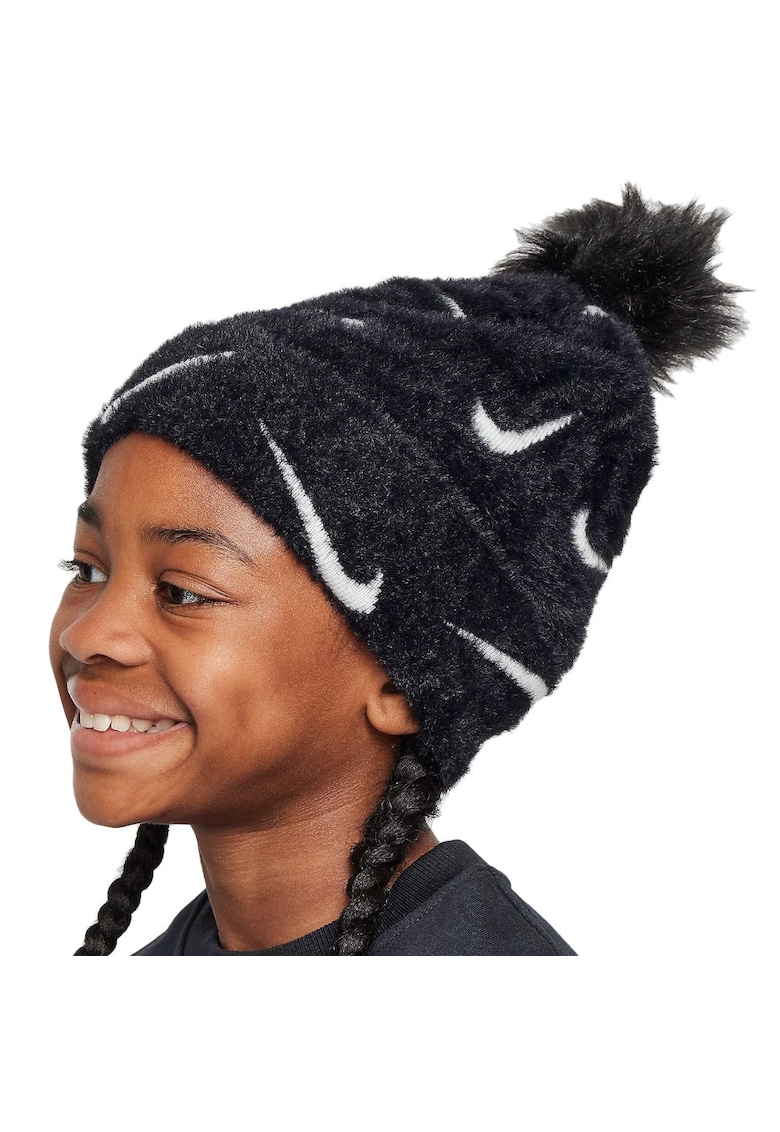 Caciula  Pom Peak JR FZ3062-010 - Fete - Negru - universala