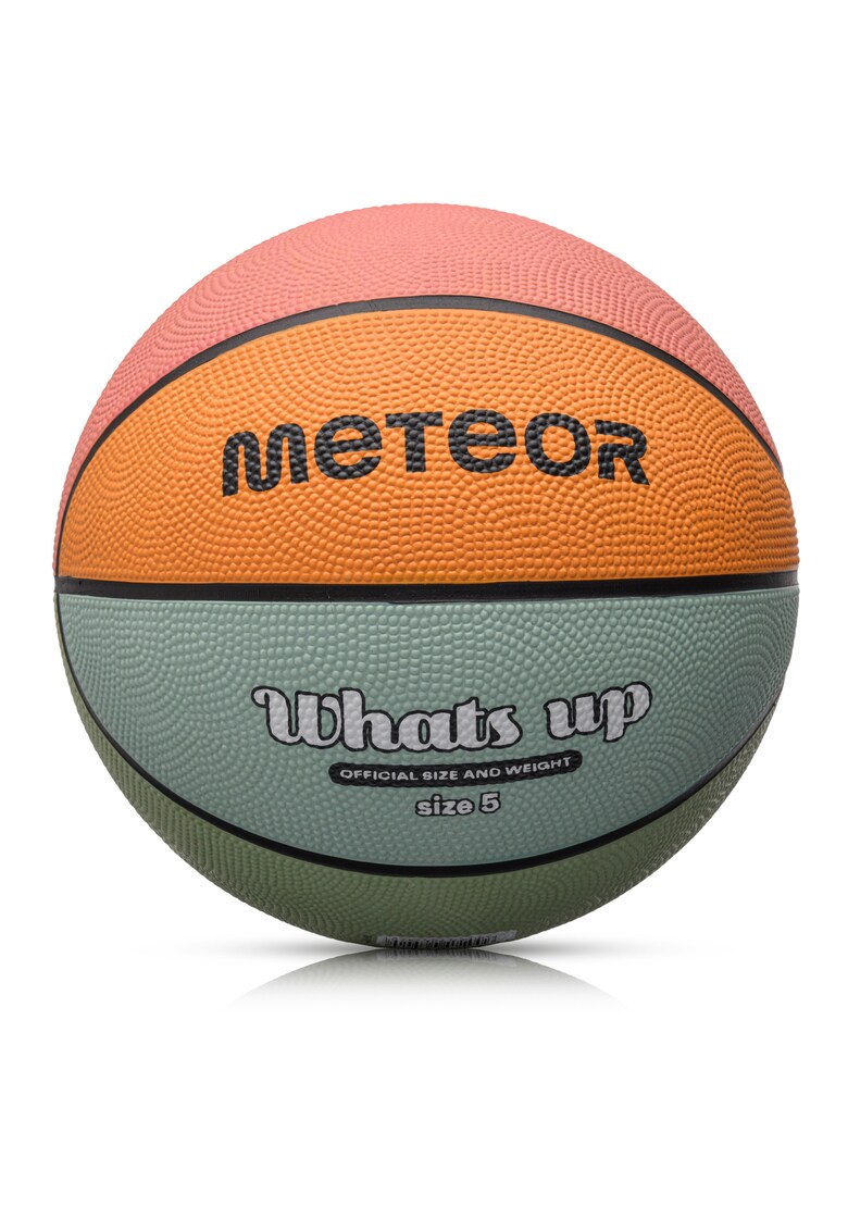 Minge baschet What's up - suprafata antiderapanta - rezistenta la abraziune - aplicabilitate extinsa - jucarie in culori stralucitoare - marime 5 - Multicolor