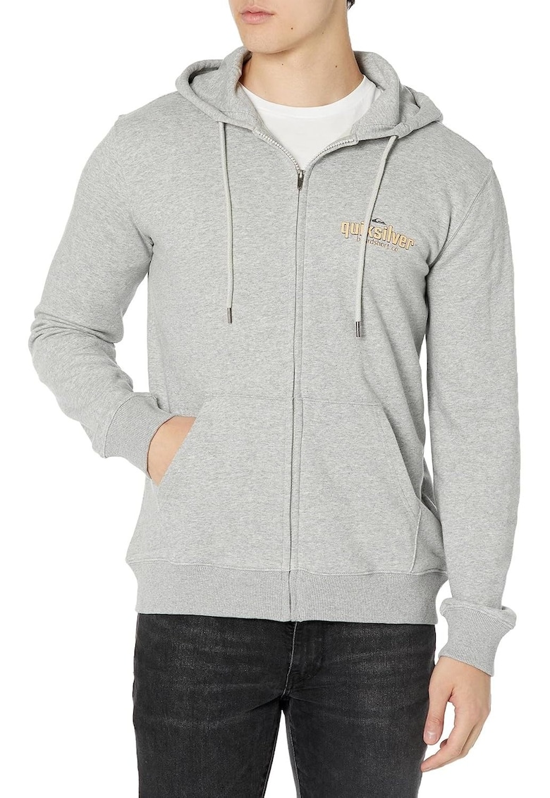 Hanorac barbati  Quik Words - gri - bumbac/poliester