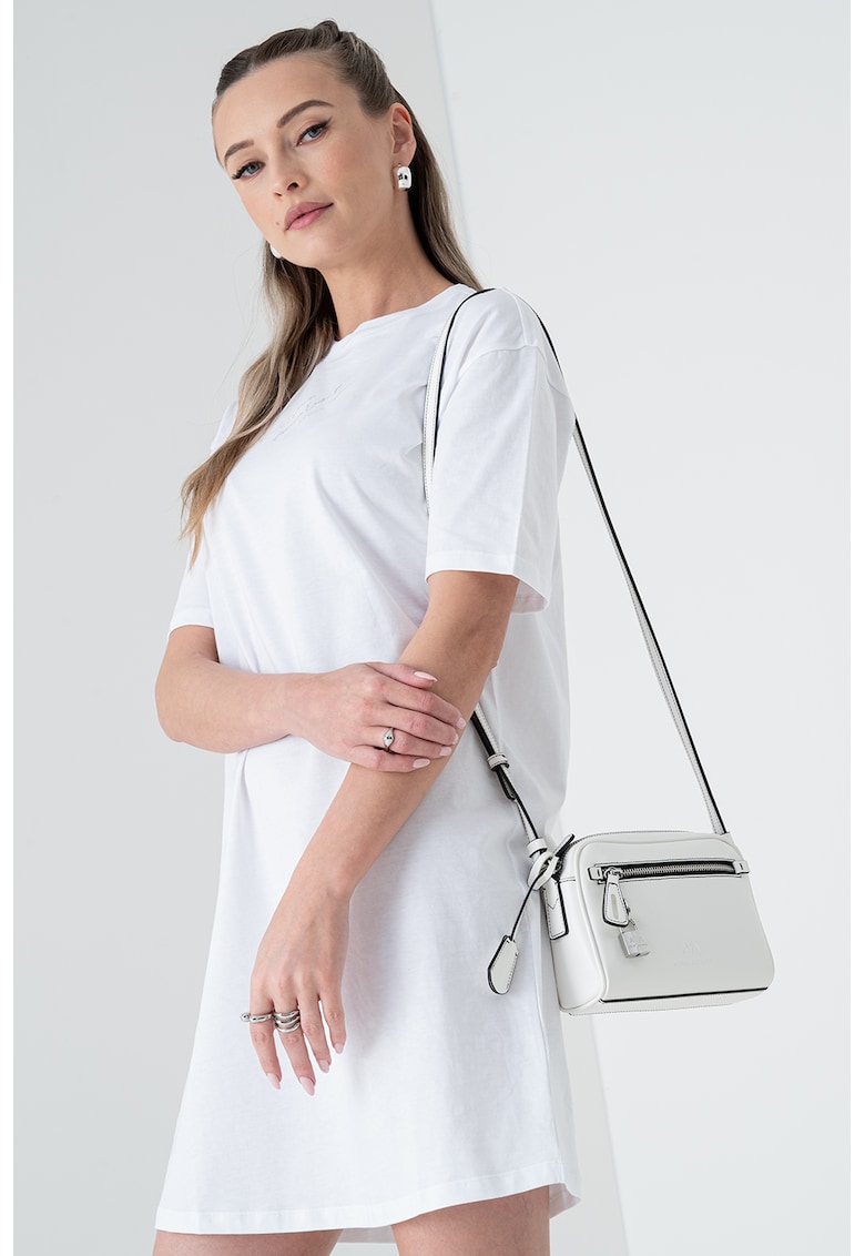 Rochie-tricou scurt cu logo