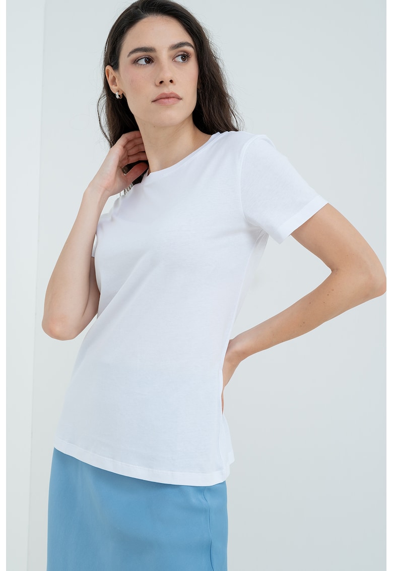 Tricou regular fit cu imprimeu logo lateral