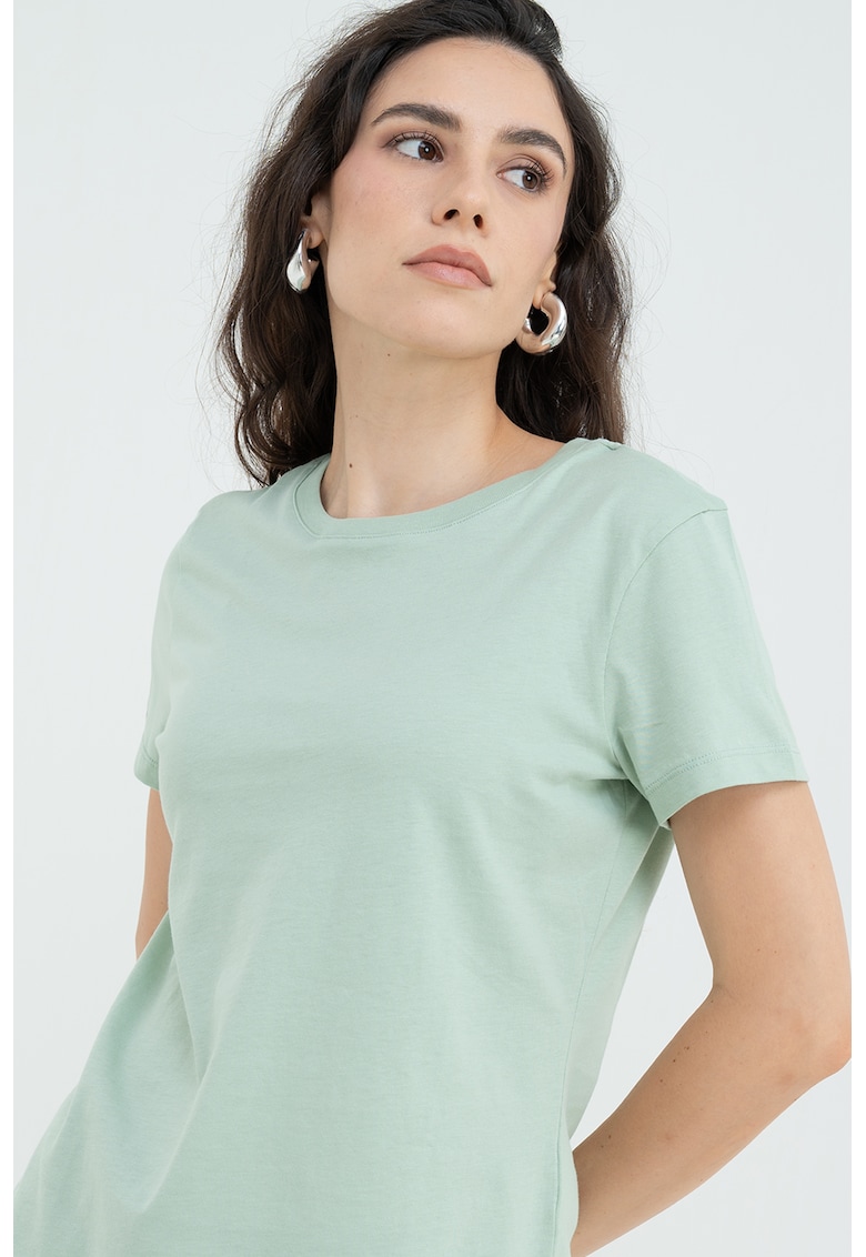 Tricou regular fit cu imprimeu logo lateral