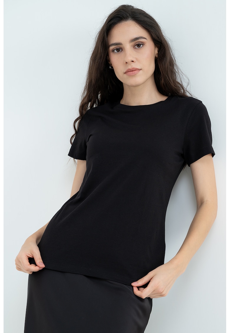 Tricou regular fit cu imprimeu logo lateral