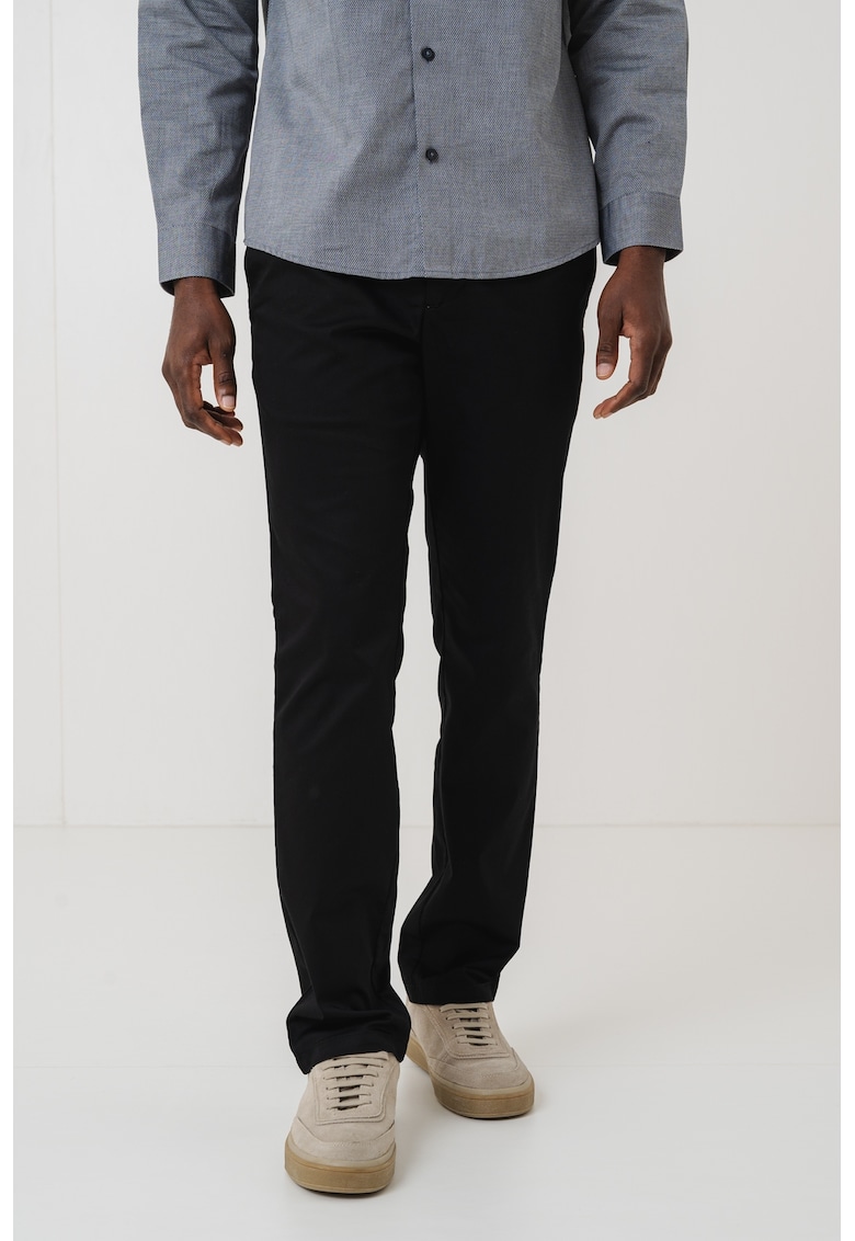 Pantaloni chino slim-fit - Negru