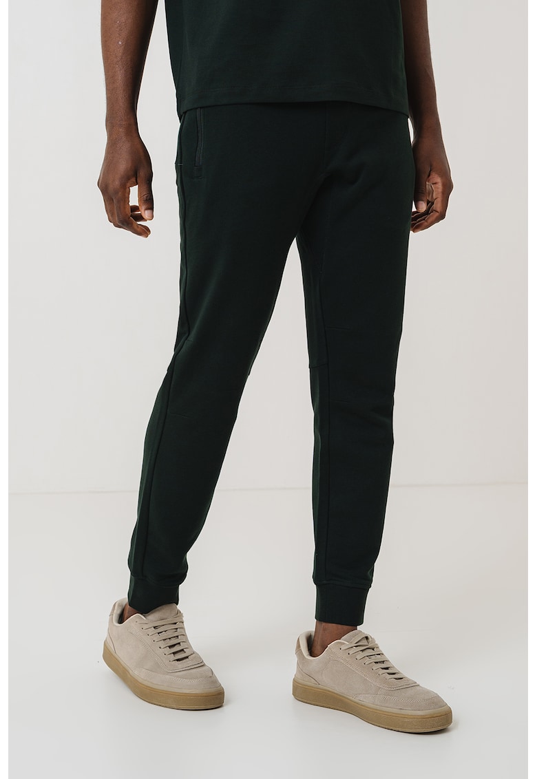 Pantaloni de trening conici cu buzunare cu fermoar