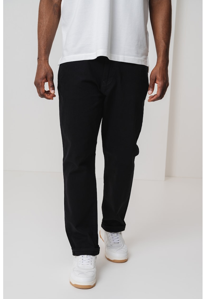 Blugi relaxed fit cu talie medie